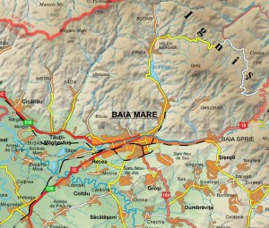 Harta Judetul Maramures - Melinda Steel