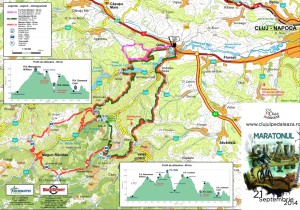 Maratonul Gilaului 2014 Harta A3